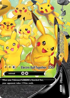 SWSH Black Star Promos Pikachu V-UNION Pokémon card